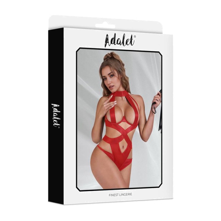 ADALET LINGERIE Body med brede stropper og choker LEAH