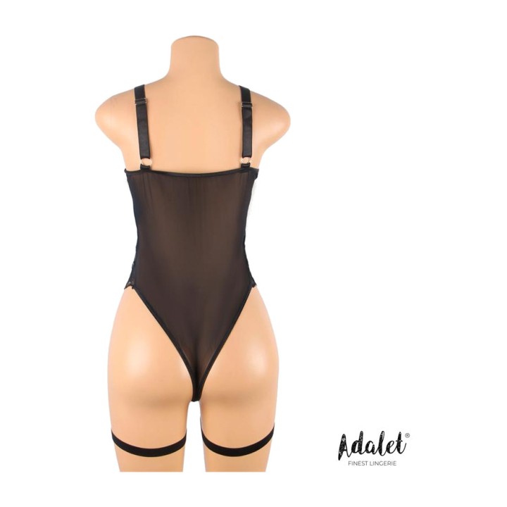 ADALET LINGERIE Body com cinta-liga e ligas ARIANA A-353VAR