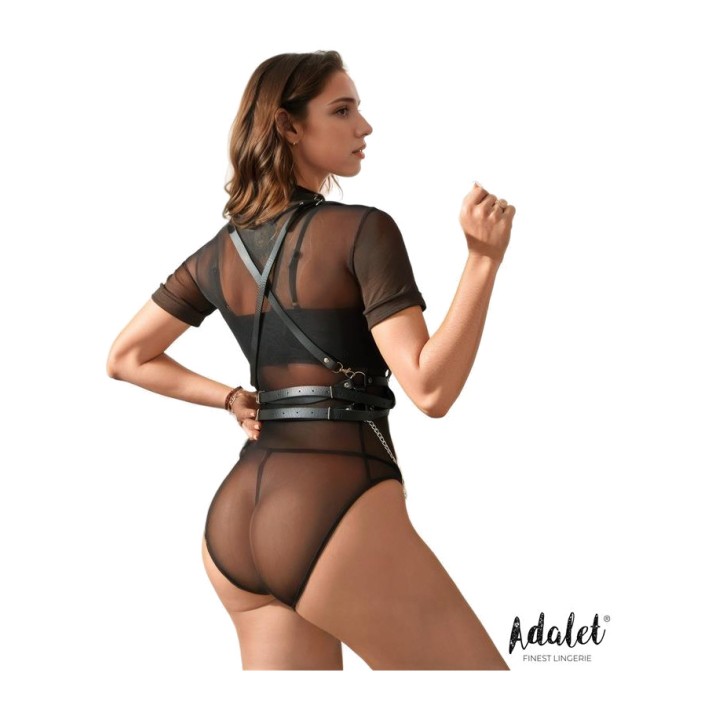 ADALET LINGERIE Arnês para o peito com correntes BRENDA