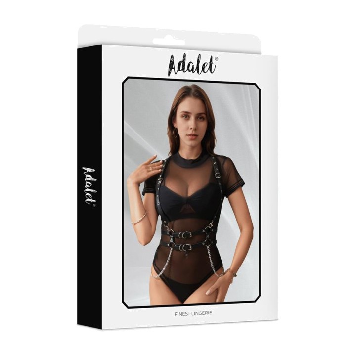 ADALET LINGERIE Arnés de pecho con cadenas BRENDA A-038