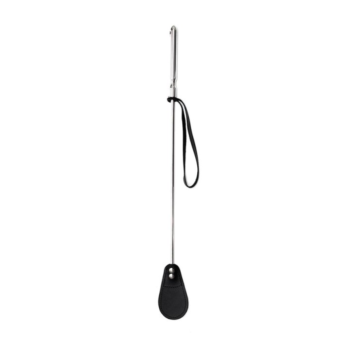 BONDAGE PLAY Chicote de alumínio e couro 60 CM R7919