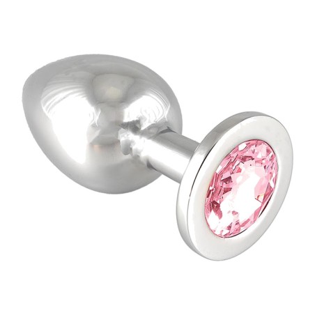 analplugg i stål med juvel 9.7 cm