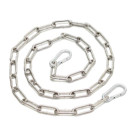 catena in acciaio saldata con ganci 100 cm