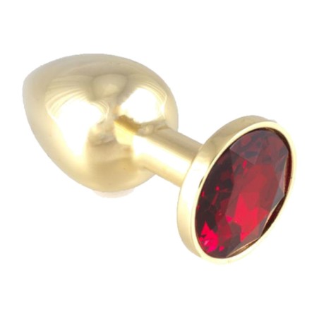 plug anal din oțel cu bijuterie 7.3 cm
