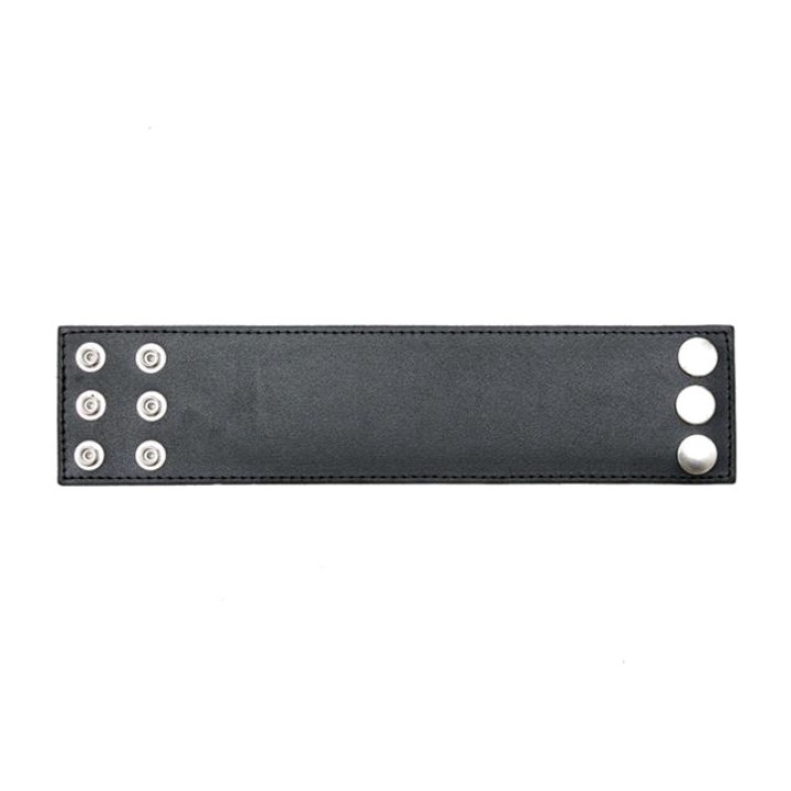 BONDAGE PLAY Nahkaranneke kukkarolla R7512