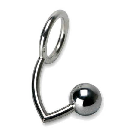 inel din oțel chirurgical pentru testicule, cu bilă anală