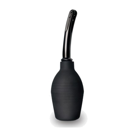 rubber anal douche with bulb deluxe 26.6 cm