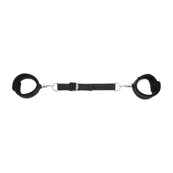 BONDAGE PLAY Nylonová pouta na kotníky s elastickým popruhem
