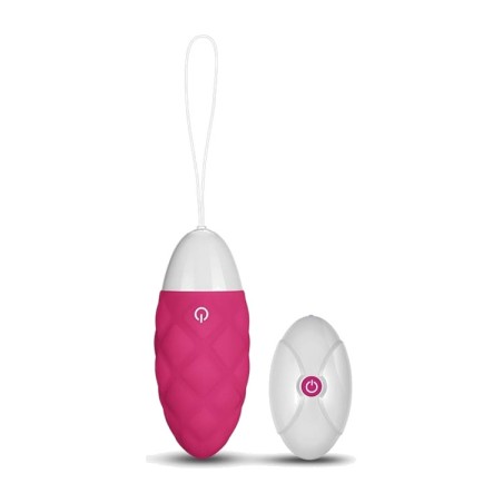 oeuf vibrant rechargeable avec télécommande ijoy 8.15 x 3.32 cm