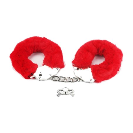 furry metal handcuffs