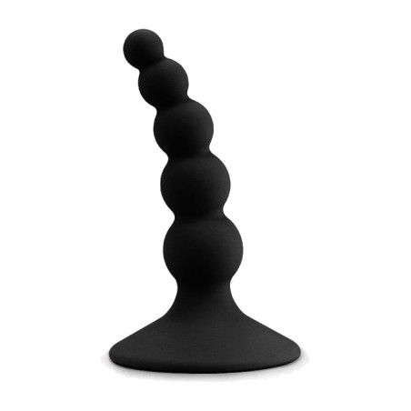 silicone anal bead plug with suction cup lure me