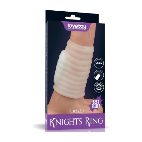vibrerande penisfodral knights ring wave