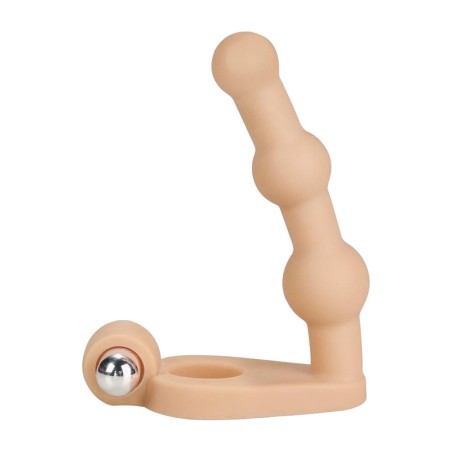 vibrating anal ball stimulator ultra soft bead 6"