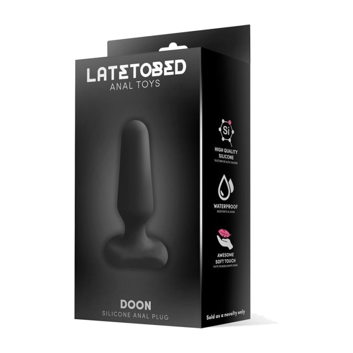 LATETOBED Plug anal clasic din silicon DOON LT-557
