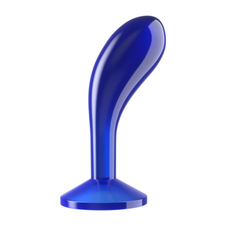 curved prostate anal plug with suction cup flawless-6"