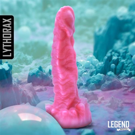 fantasidildo i flytande silikon lythorax 22 cm