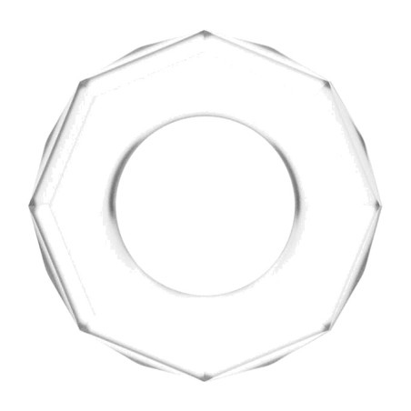 facettierter elastischer penisring power plus 4.4 x 2 cm