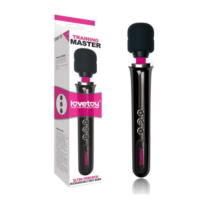 LOVETOY Rechargeable wand massager with silicone head