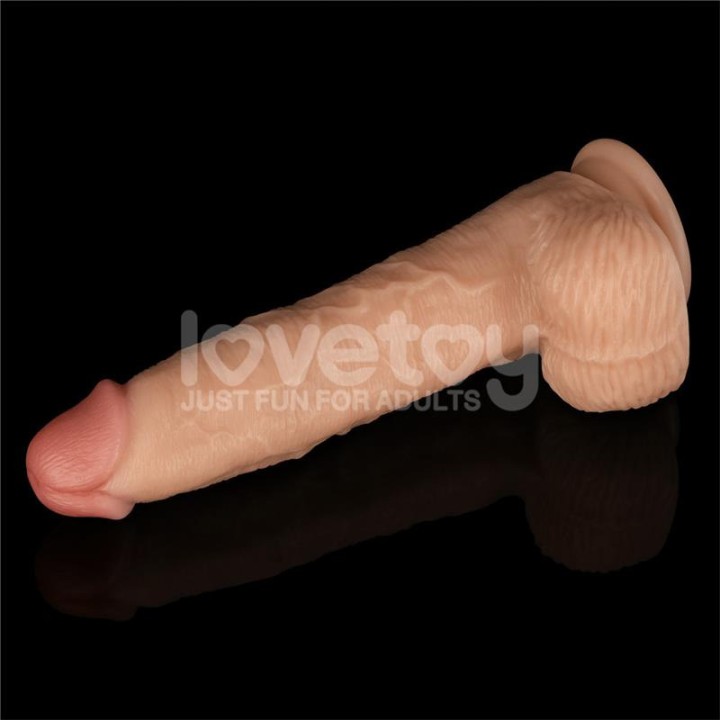 LOVETOY Realistic vibrating dildo with suction cup