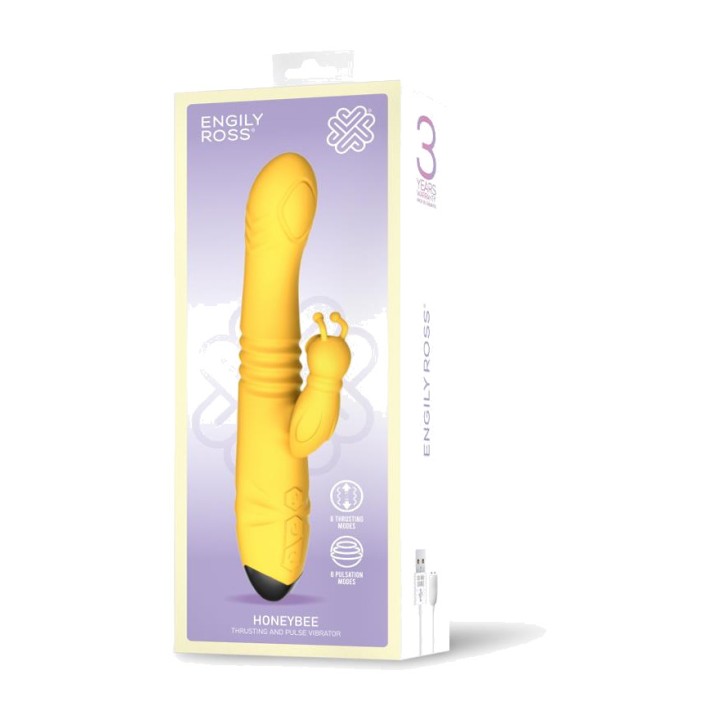 ENGILY ROSS Thrusting and pulsing vibrator HONEYBEE ER79169