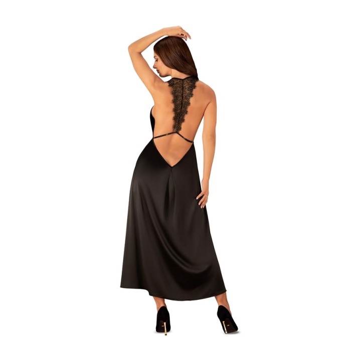 OBSESSIVE Vestido de renda com costas abertas AGATYA