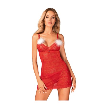 babydoll z otwartymi plecami i stringami claussica