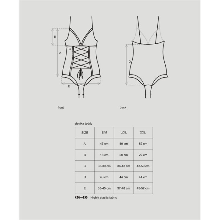 OBSESSIVE Sheer bodysuit with open crotch SLEVIKA