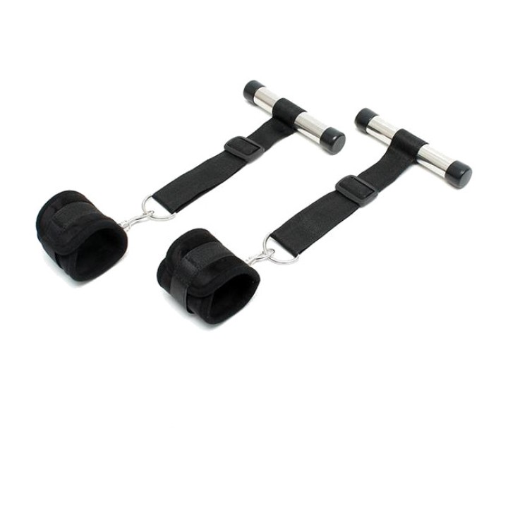BONDAGE PLAY Manilles de porta amb cintes ajustables