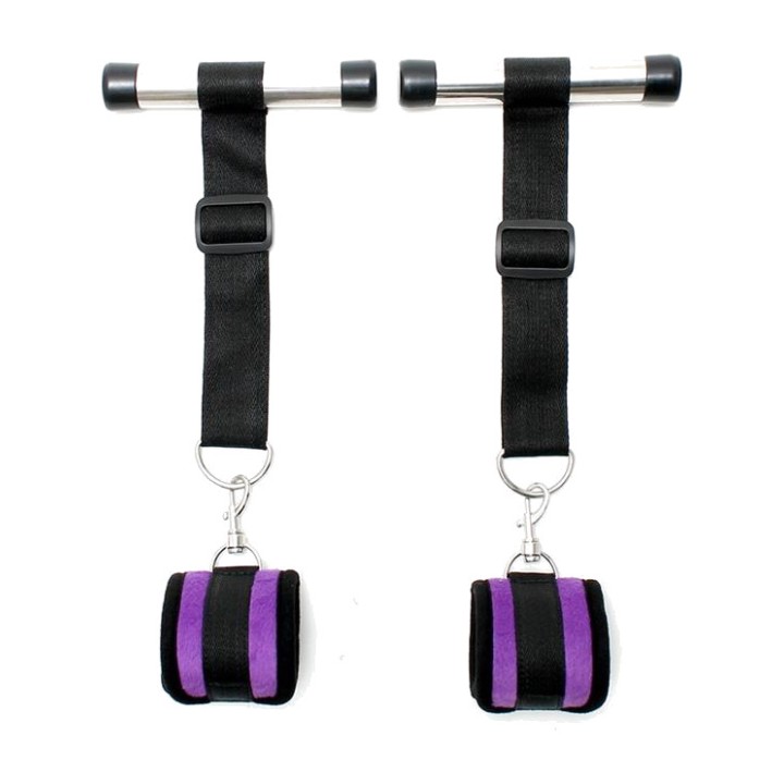 BONDAGE PLAY Manilles de porta amb cintes ajustables