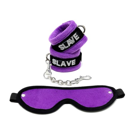 komplet manšet in preveze za oči slave