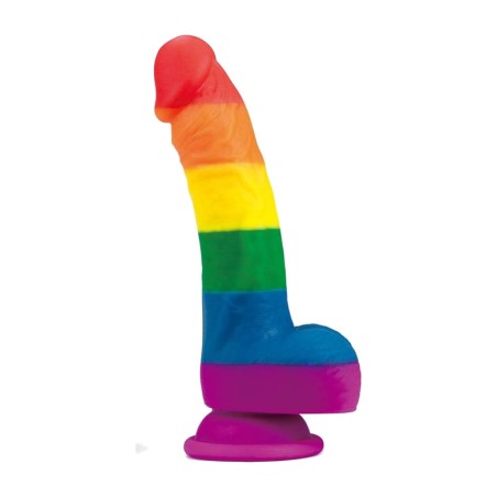 realistic liquid silicone dildo with suction cup prider-8"