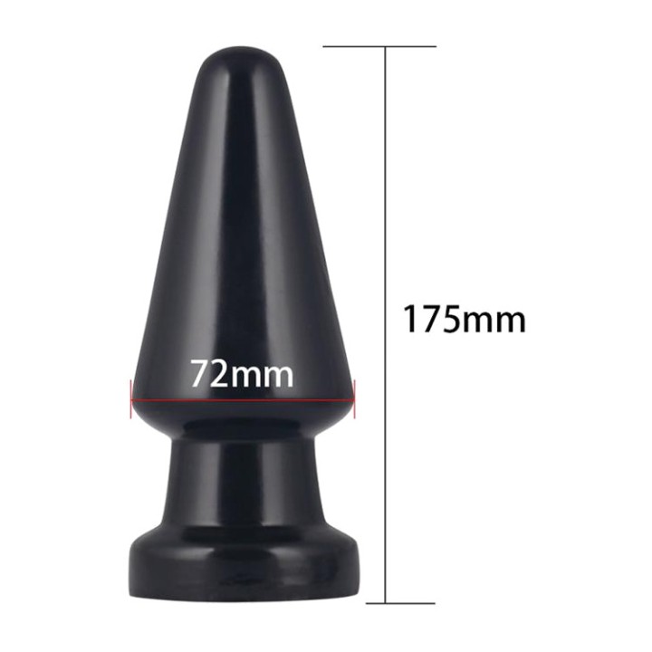 LOVETOY Plug anal géant conique KING-SIZED-SHOCKER 7"