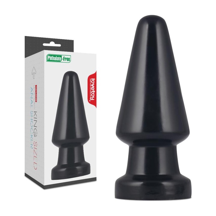 LOVETOY Plug anal géant conique KING-SIZED-SHOCKER 7"