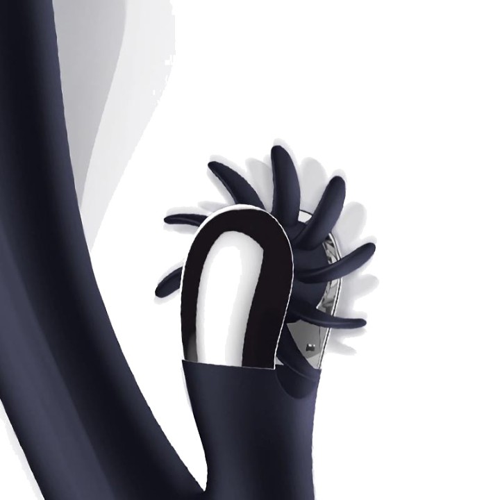 INTOYOU Vibrator mit rotierenden Zungen NAVYSPACE U-546