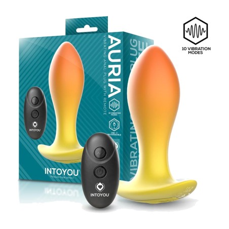 plug anal vibrant avec télécommande auria