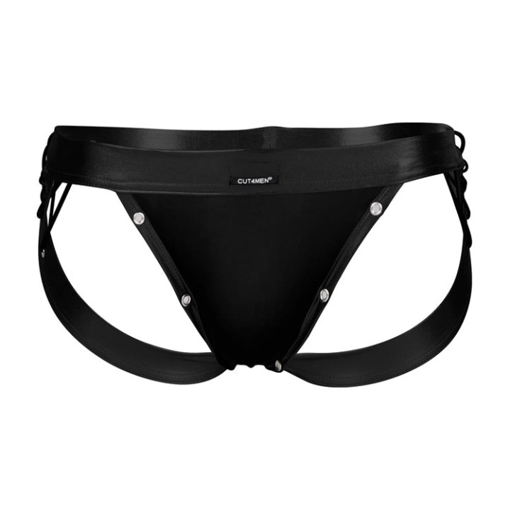 CUT4MEN Jockstrap för män i konstläder C4M14 DESIRE
