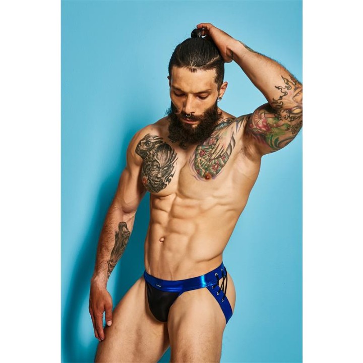 CUT4MEN Jockstrap för män i konstläder C4M14 DESIRE