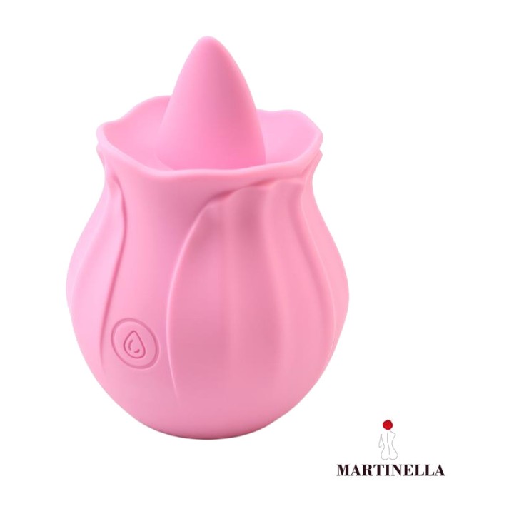 MARTINELLA USB-rechargeable tongue-stimulation flower MT-339