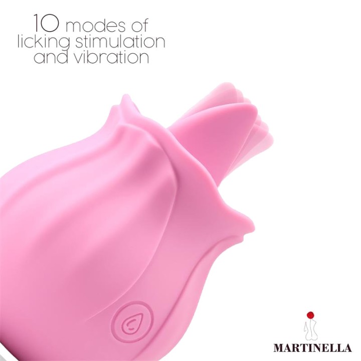 MARTINELLA USB-rechargeable tongue-stimulation flower MT-339