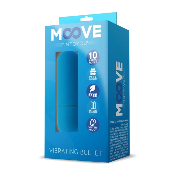 MOOVE Vibrador bullet amb 10 funcions i velocitats MO-058VAR