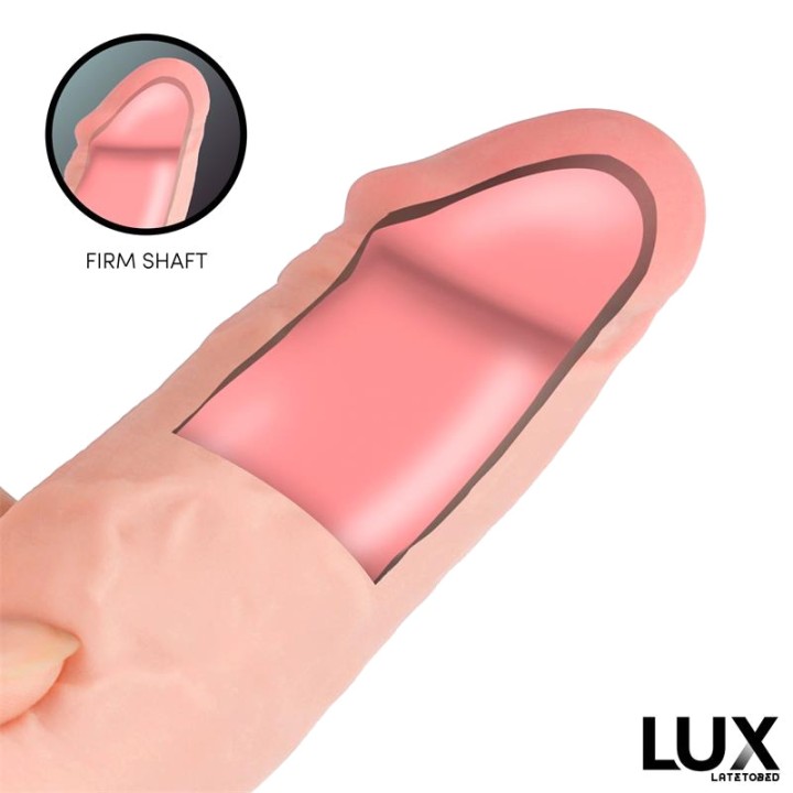 LUX Triple-density realistic dildo with testicles KLAUS 9,4"