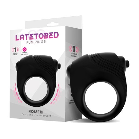 silicone vibrating penis ring with bullet romeri