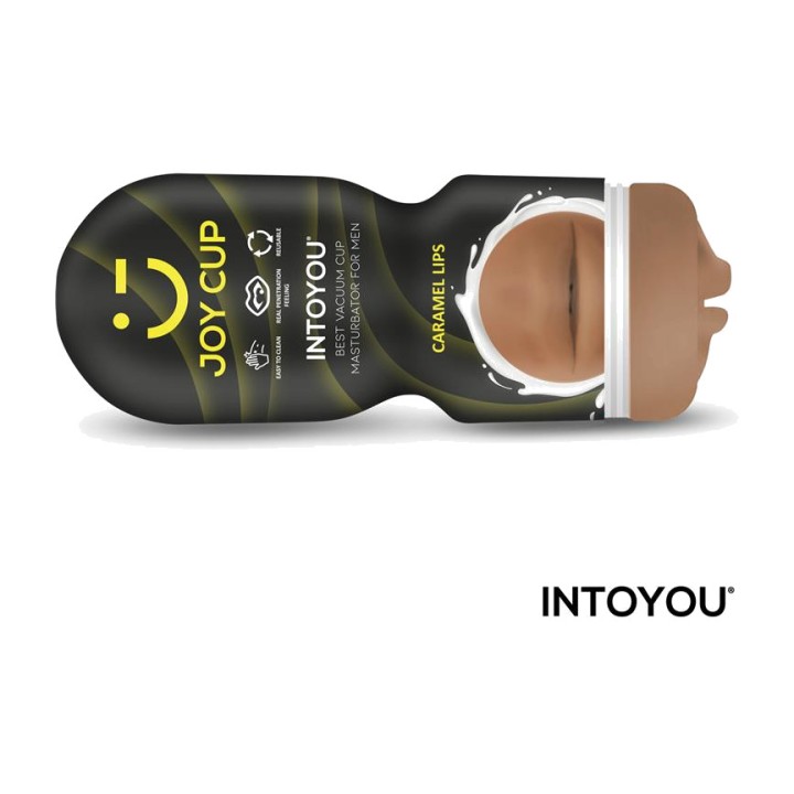 JOY CUP Masturbator i koppform med utmanande mun J-049VAR