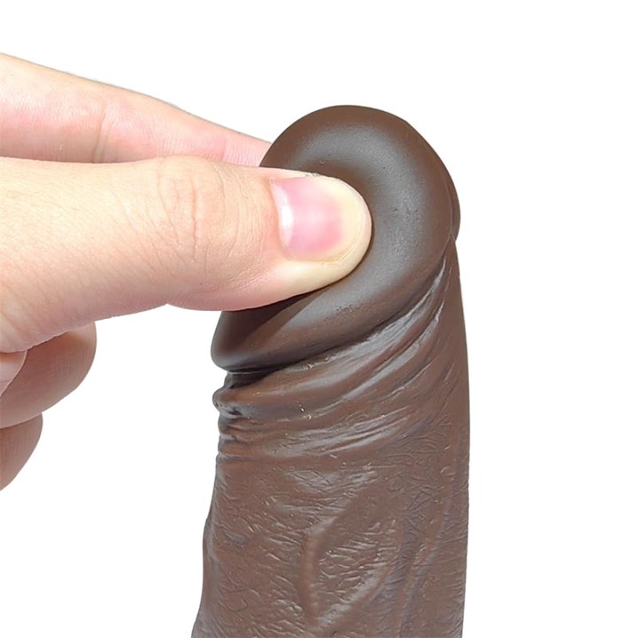CENTAURO Realistic vibrator with turbo vibration, thrusting