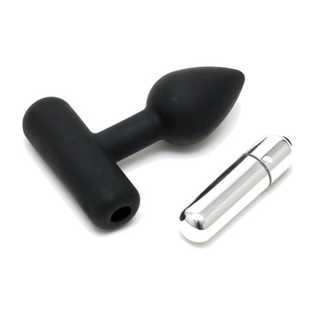 dop anal din silicon cu bilă vibrantă 24 mm