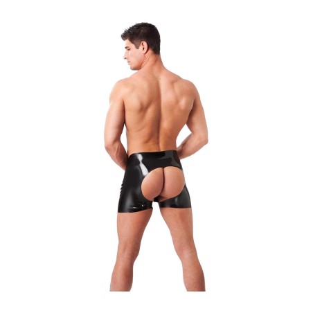 men’s latex trousers, open at the back