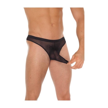 tanga masculina de malha com abertura lateral