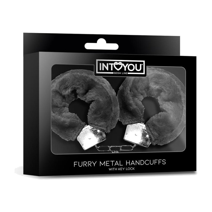INTOYOU Algemas de metal para os pulsos com pelo FI-458VAR