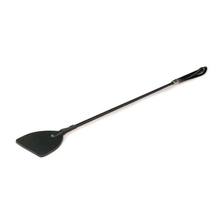 EASYTOYS Chicote de couro com cabo comprido ET236BLK