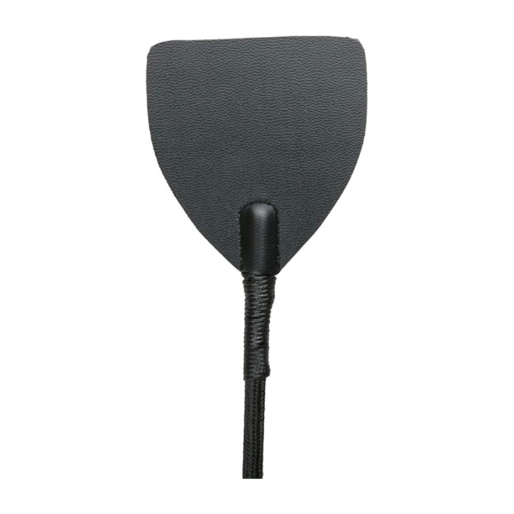 EASYTOYS Läderpiska med långt handtag ET236BLK